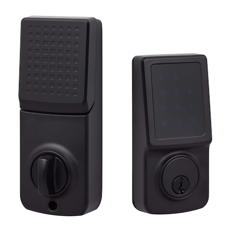 Sure-Loc Hardware Sure-Loc Hardware Touch Screen Deadbolt With Z Wave Function, Flat Black DK201-TSZW FBL